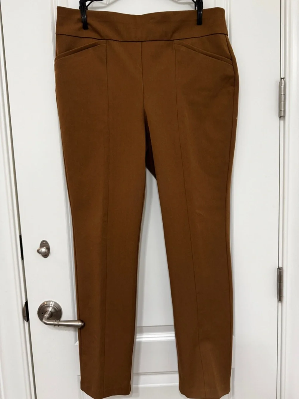 Chico's So Slimming Straight Pants in Rich Brown
